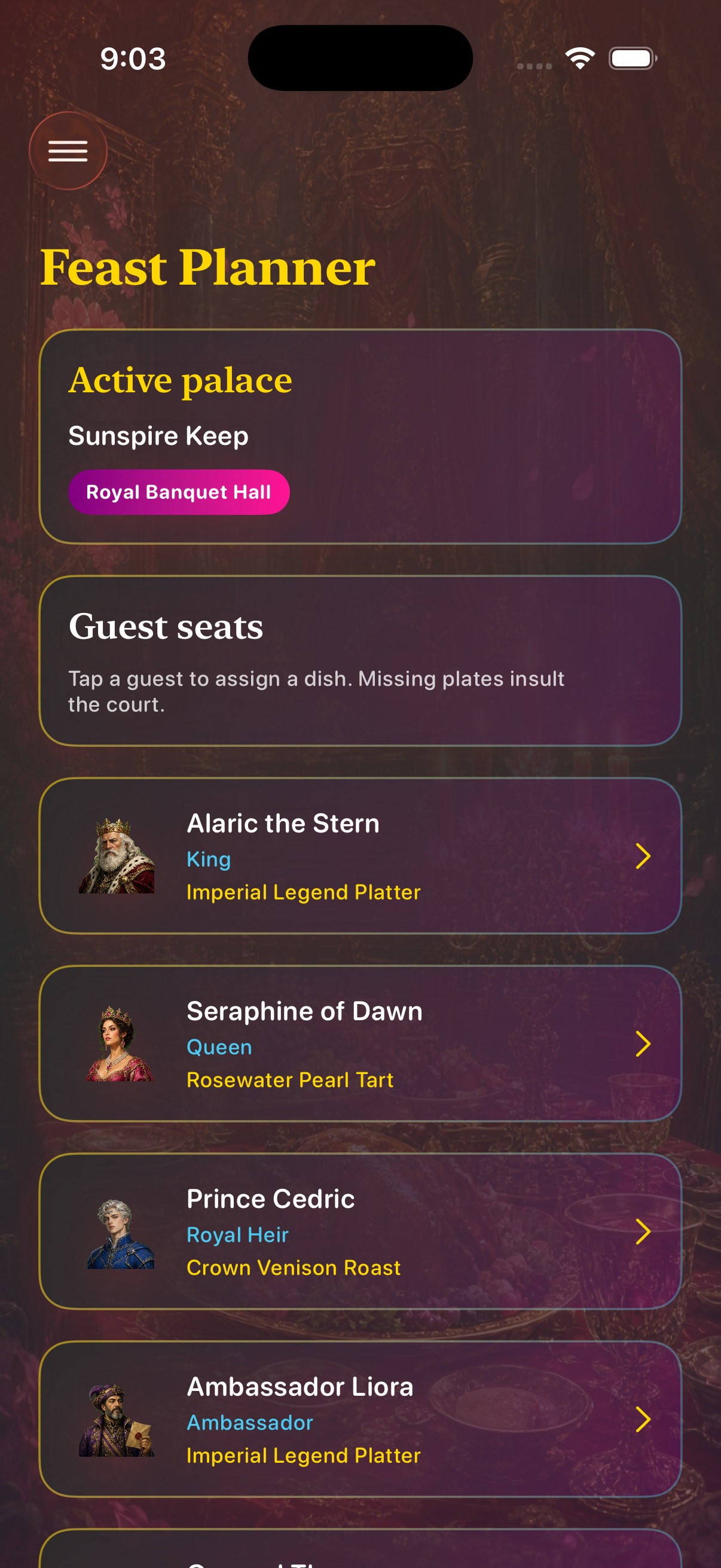Feast Planner